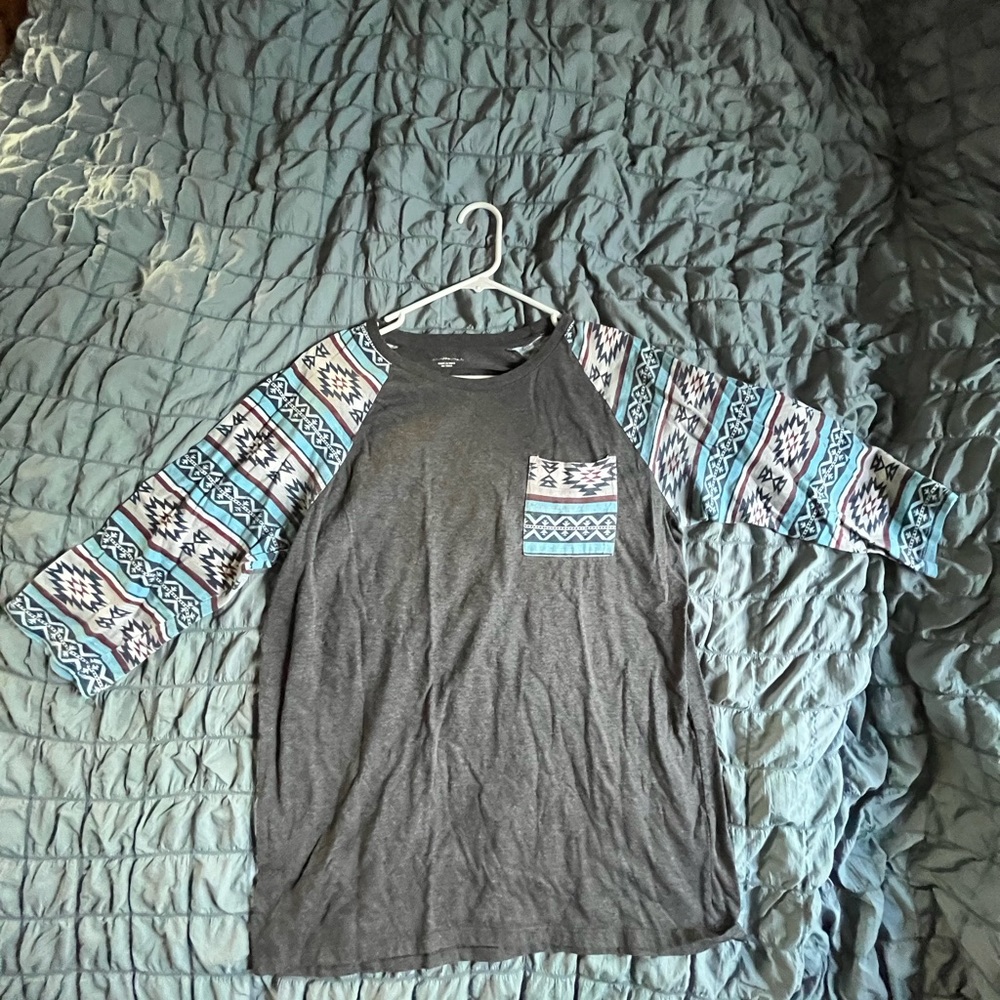 Western Native American style long sleeve t